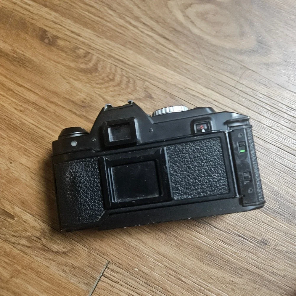Lot of 2 VTG SLR Film Camera Bodies Konica FS-1 and Pentax SF10 35mm Untested